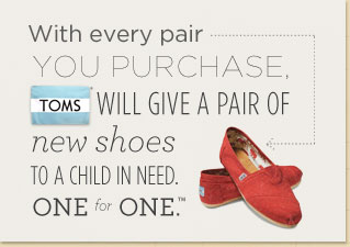 toms one for one campaign